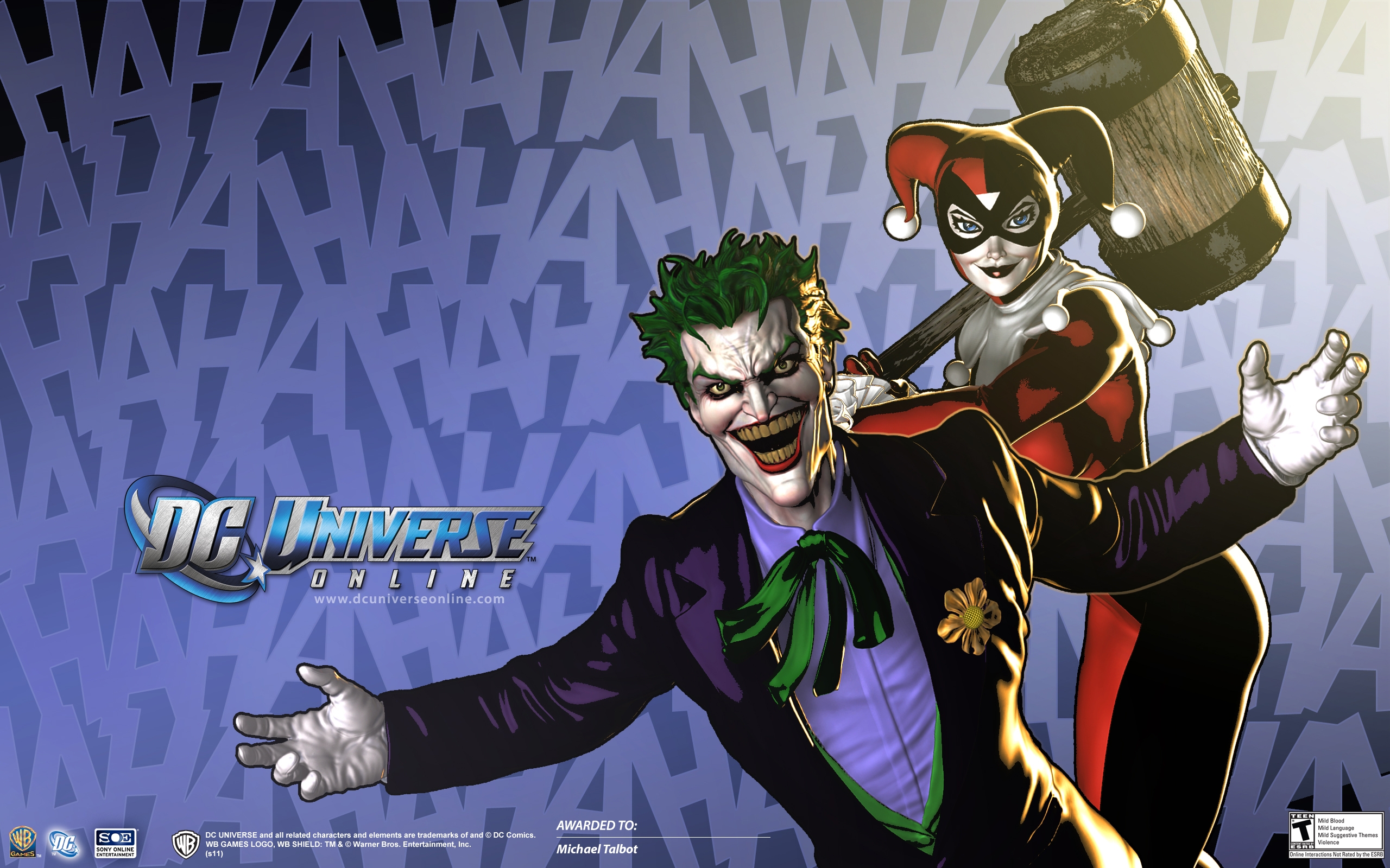 Joker And Harley Quinn Dc Universe Online - HD Wallpaper 