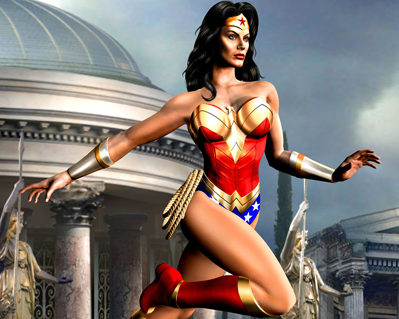 Dc Universe Online Wonder Woman Wallpepaer - HD Wallpaper 