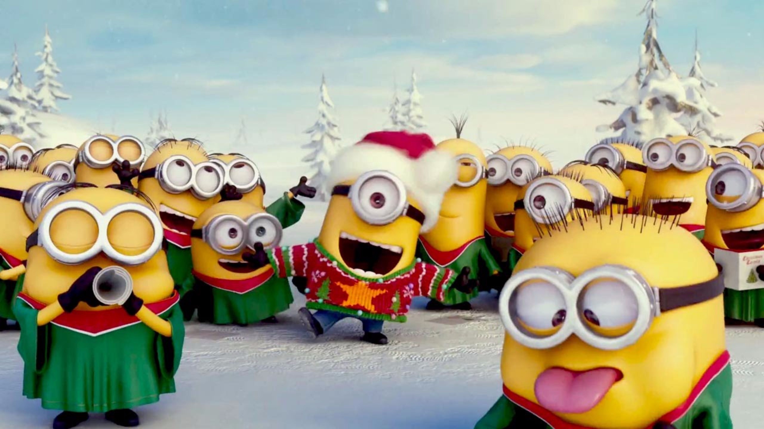 Frohe Weihnachten Minions
