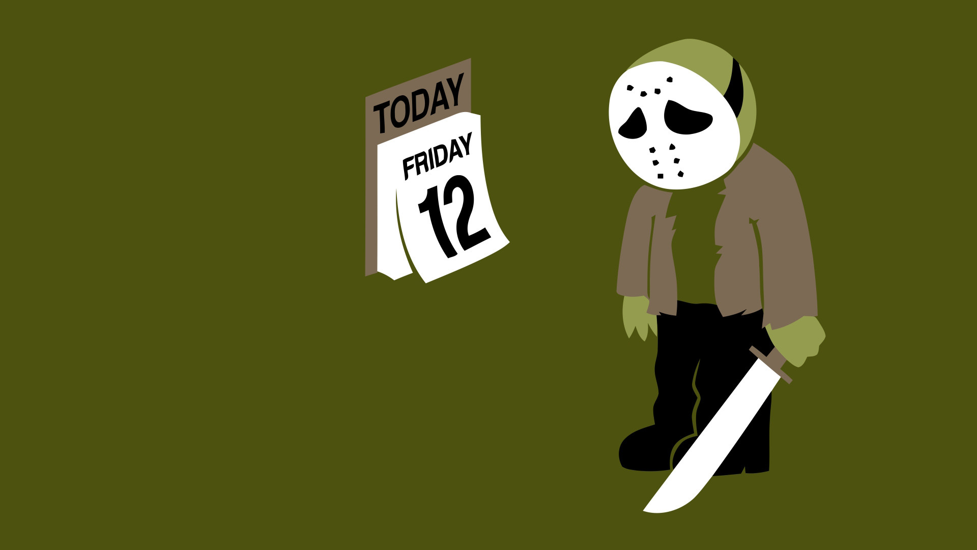 Horror Maske Lustig Friday 13 Wallpaper 
 Data Src - Funny Wallpapers Friday The 13th - HD Wallpaper 