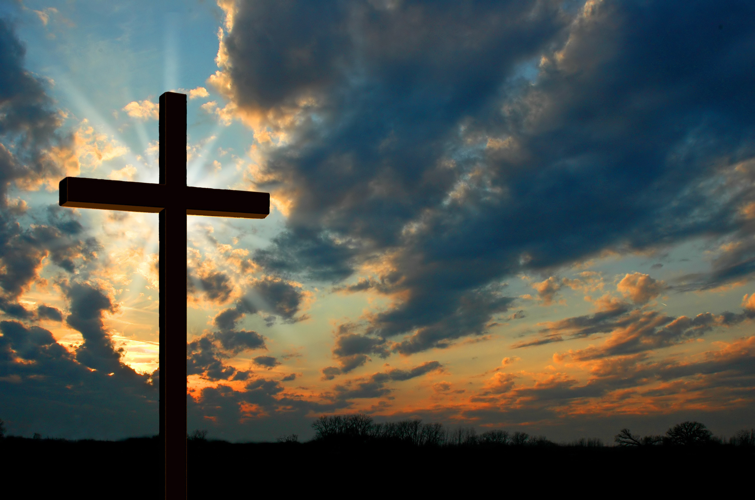 Dark Cross Desktop Wallpapers - High Resolution Cross Background - HD Wallpaper 