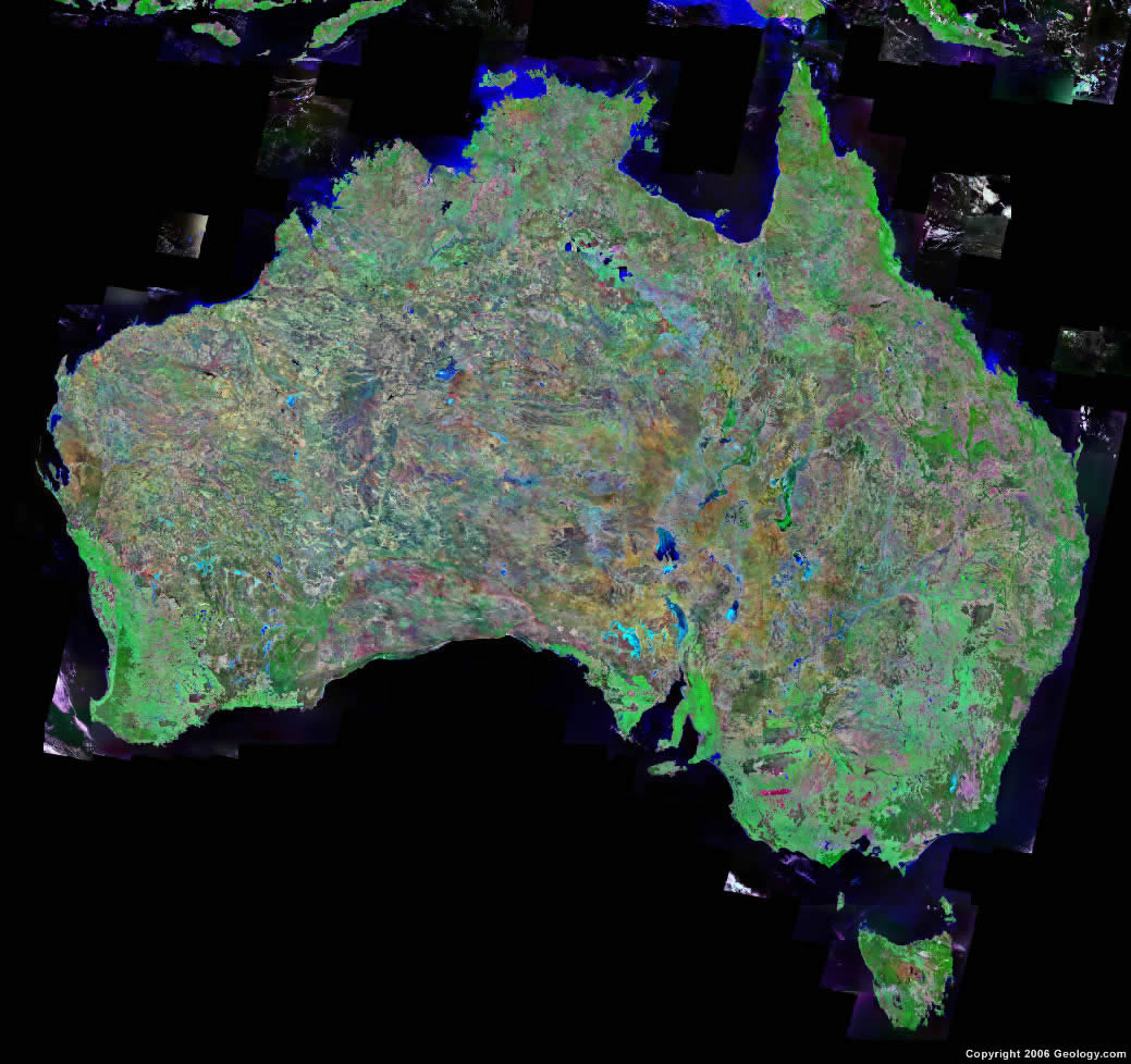 Australia Satellite Photo - Satellite Google Earth Australia - HD Wallpaper 