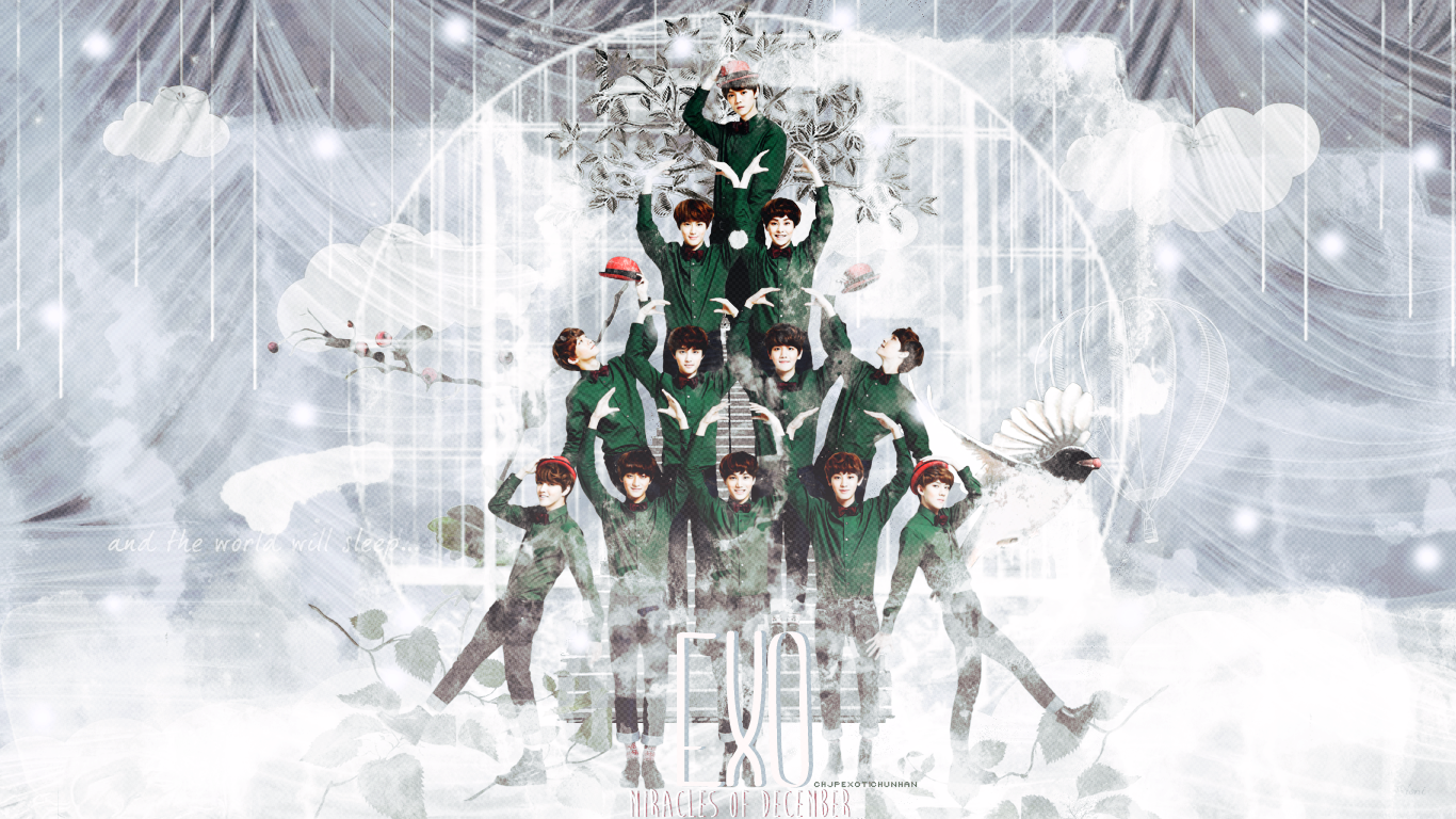 131129 Wallpaper Exo Miracles Of December By Chjpexotichh - Bergerak Exo - HD Wallpaper 