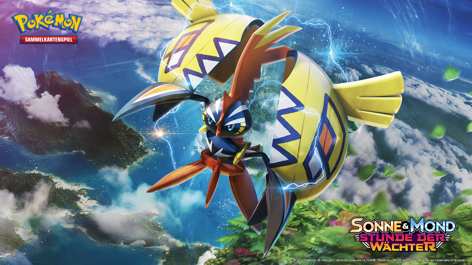 Stunde Der Wã¤chter - Pokemon Guardians Rising Binder - HD Wallpaper 