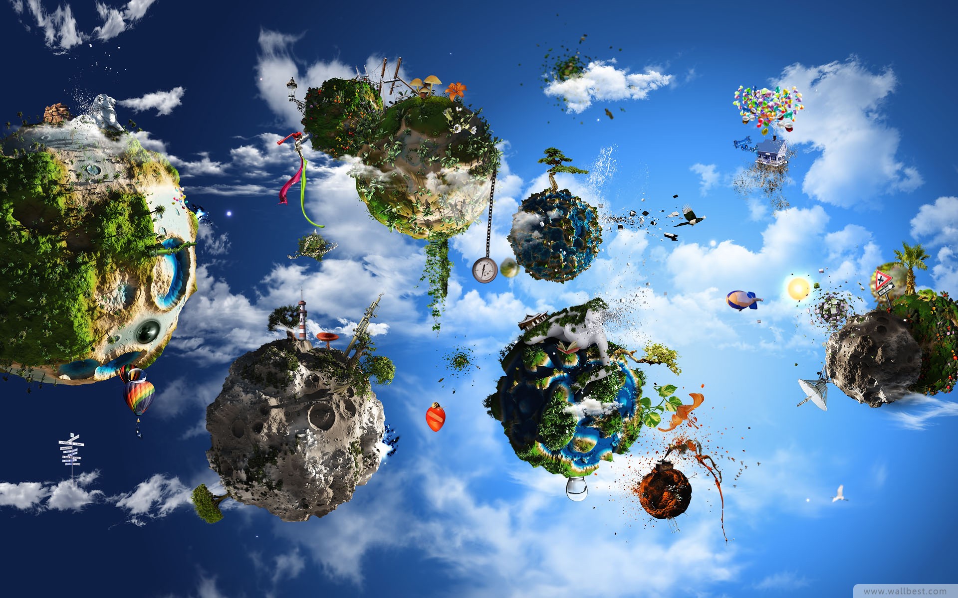 Fantasy World - HD Wallpaper 