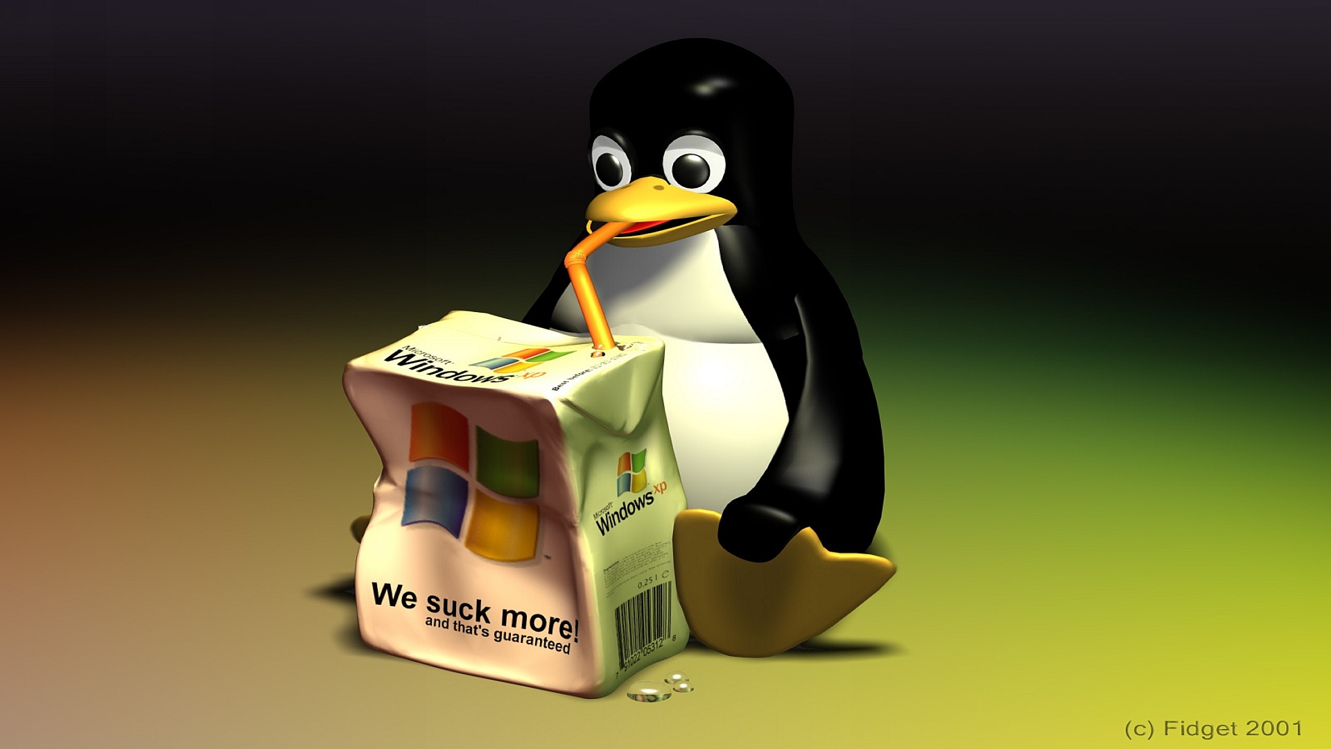 Linux Vs Windows - HD Wallpaper 