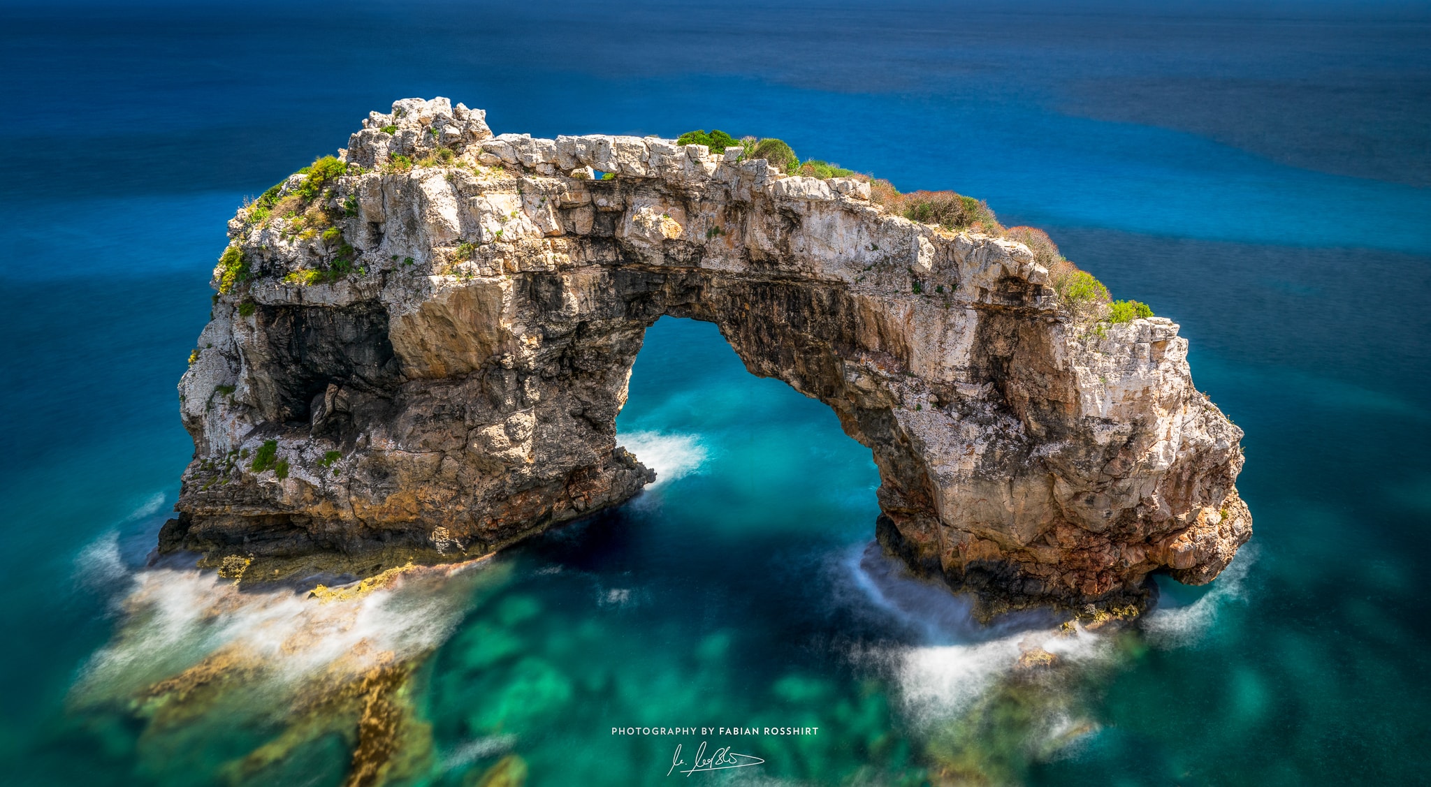 Santanyí, Es Pontàs, Sea, Meer, Türkis, Blue, Blau, - Es Pontas - HD Wallpaper 