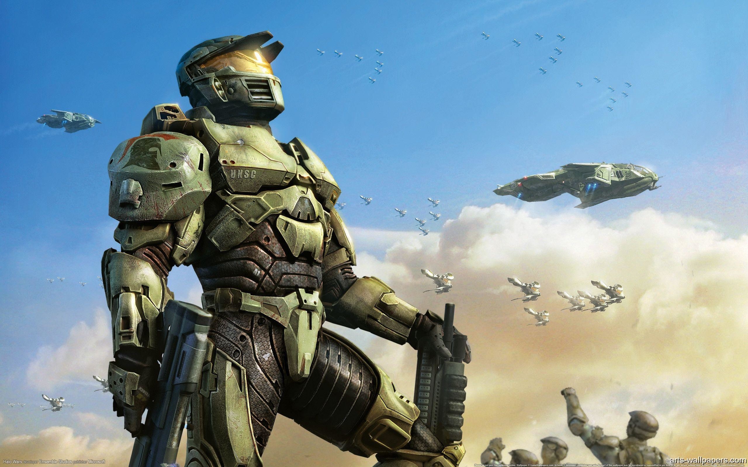 Wallpapers Halo Wars Video Game Desktop Backgrounds - Video Game Desktop Backgrounds - HD Wallpaper 