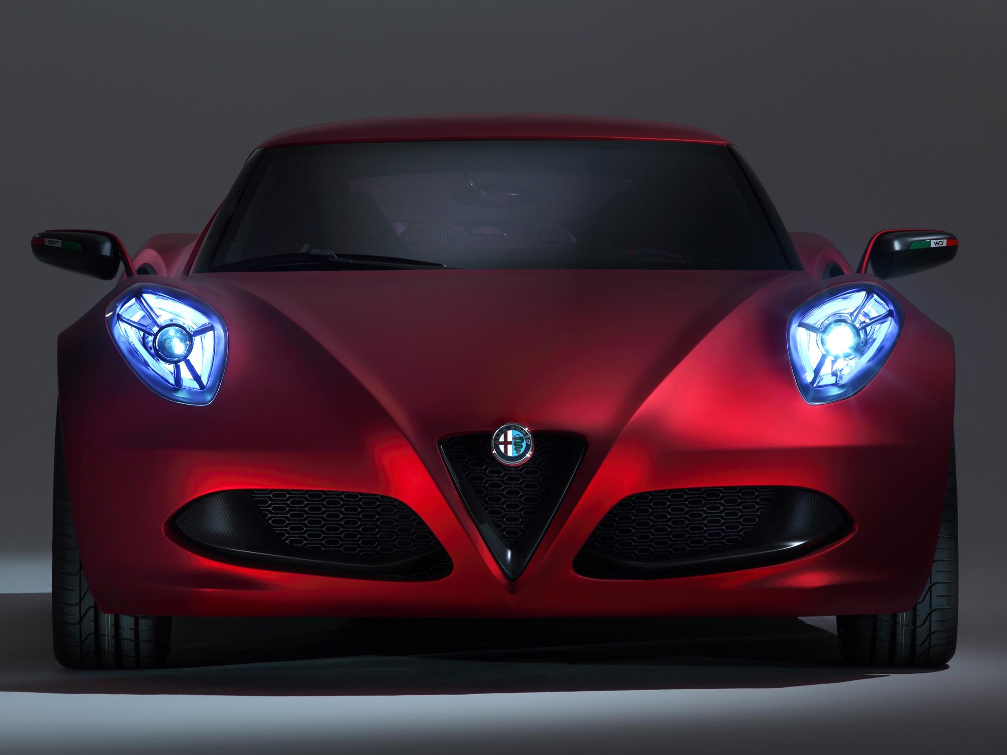 Alfa Romeo 4c Wallpaper Hd - Alfa Romeo 4c Lights - HD Wallpaper 