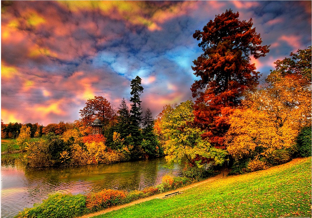 Color Landscape - HD Wallpaper 