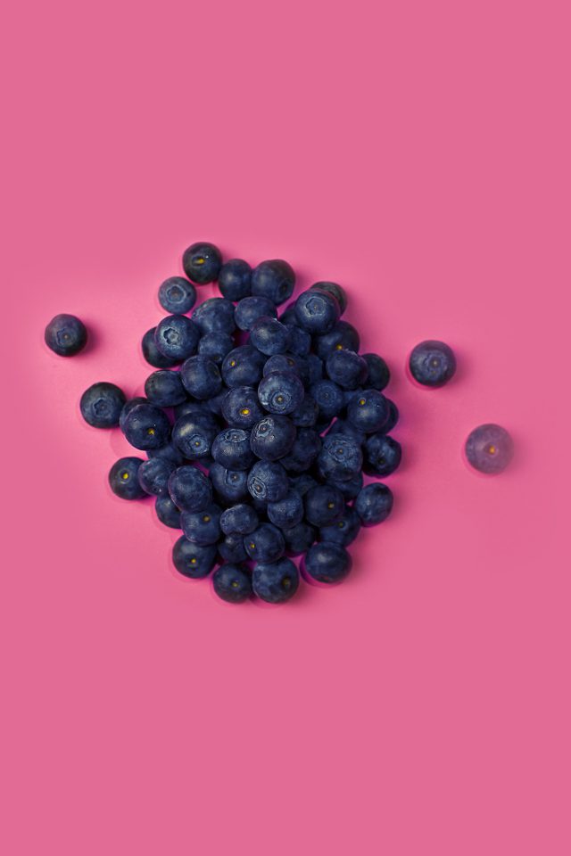 Food Blueberry Pink Art Nature Iphone Wallpaper - Pink Art Wallpaper For Ipad - HD Wallpaper 