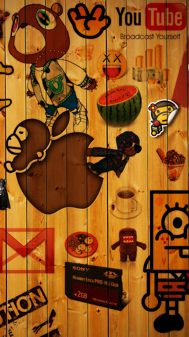 Apple Computer Iphone Wallpaper - Funny Mobile Wallpapers Hd - HD Wallpaper 