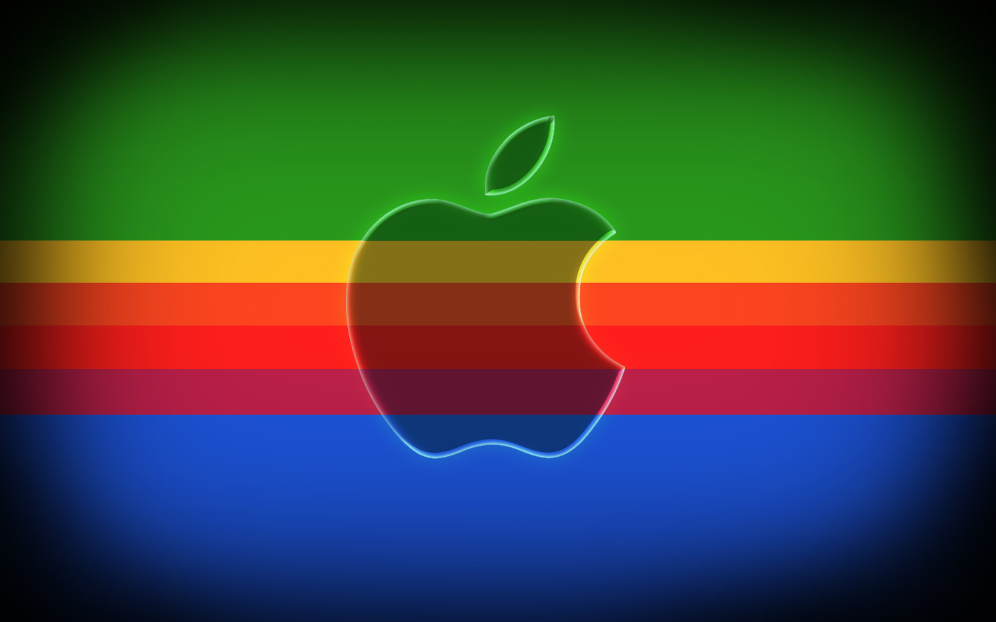 Rainbow Apple Mac Logo Wallpaper Desktop Wallpaper - Mac Apple Logo For Wallpaper Hd - HD Wallpaper 