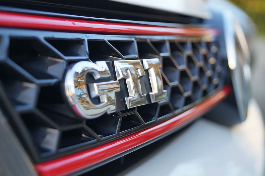 Selective Focus Photography Of Silver Gti Emblem, Volkswagen, - Gti Masina - HD Wallpaper 