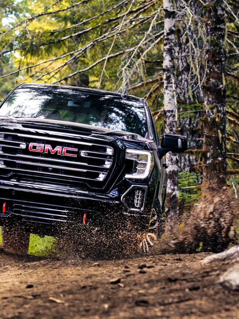 Gmc Sierra 2019, Pickup Cars, Forest, Earth - 2020 Gmc 1500 At4 Duramax - HD Wallpaper 