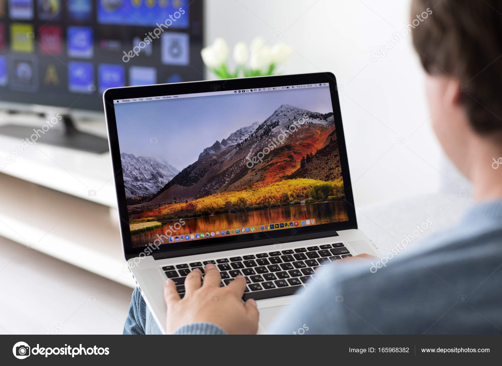 Connect Your Macbook To Your Tv - HD Wallpaper 