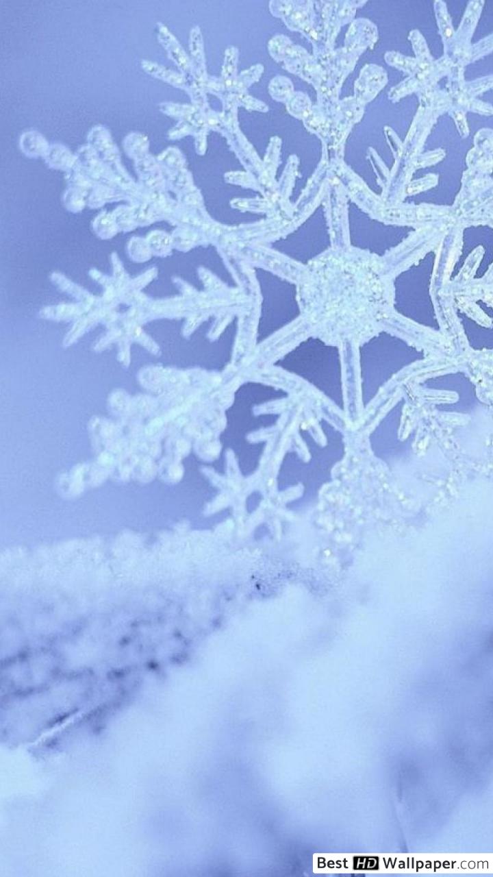 Snowflake Snow - HD Wallpaper 