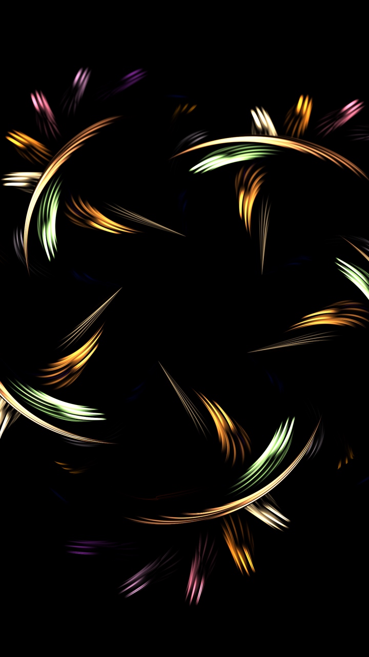 Wallpaper Strokes, Colorful, Dark, Abstraction, Fractal - Iphone Colourful Dark Background - HD Wallpaper 