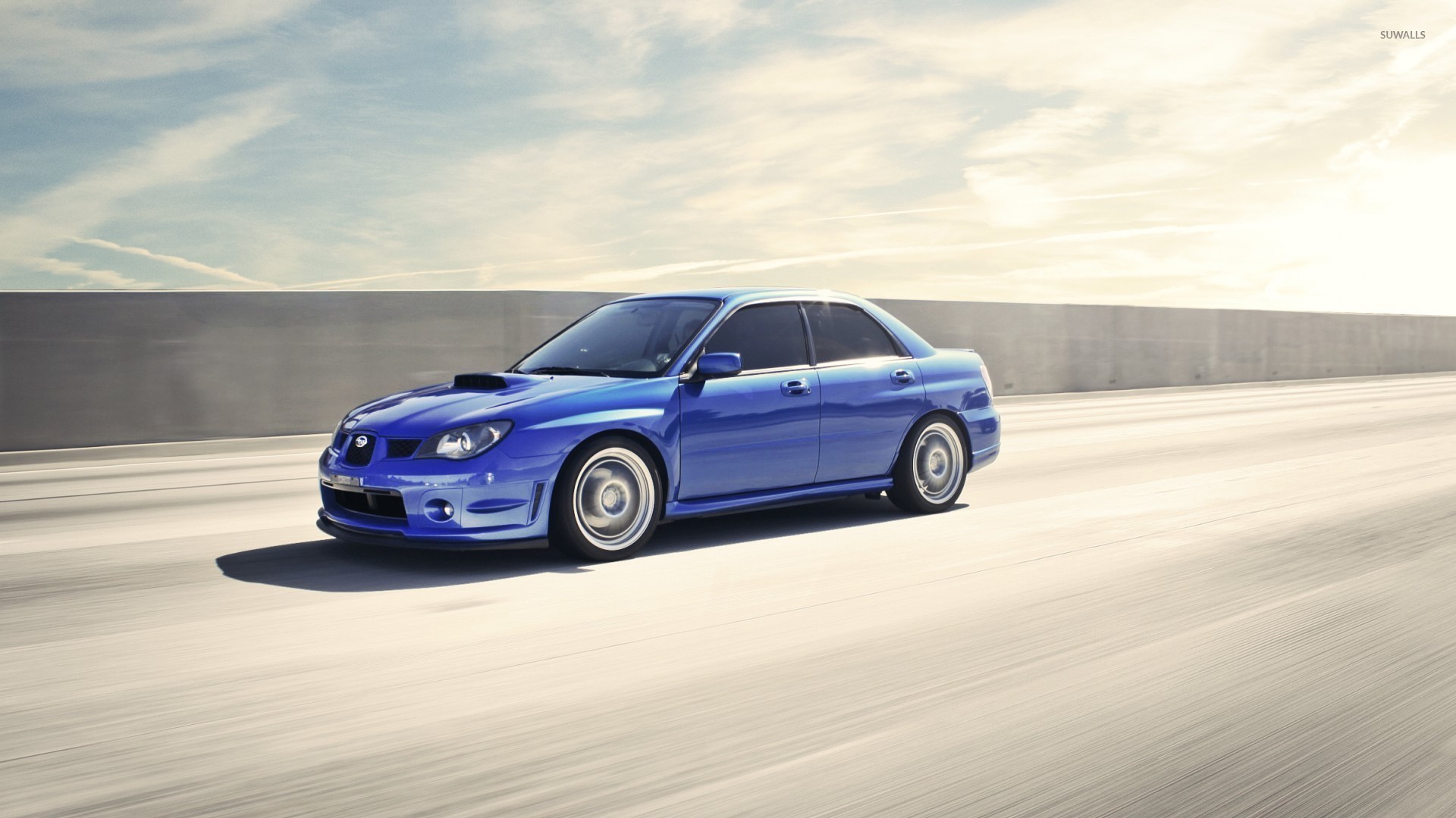 Subaru Impreza Road - HD Wallpaper 