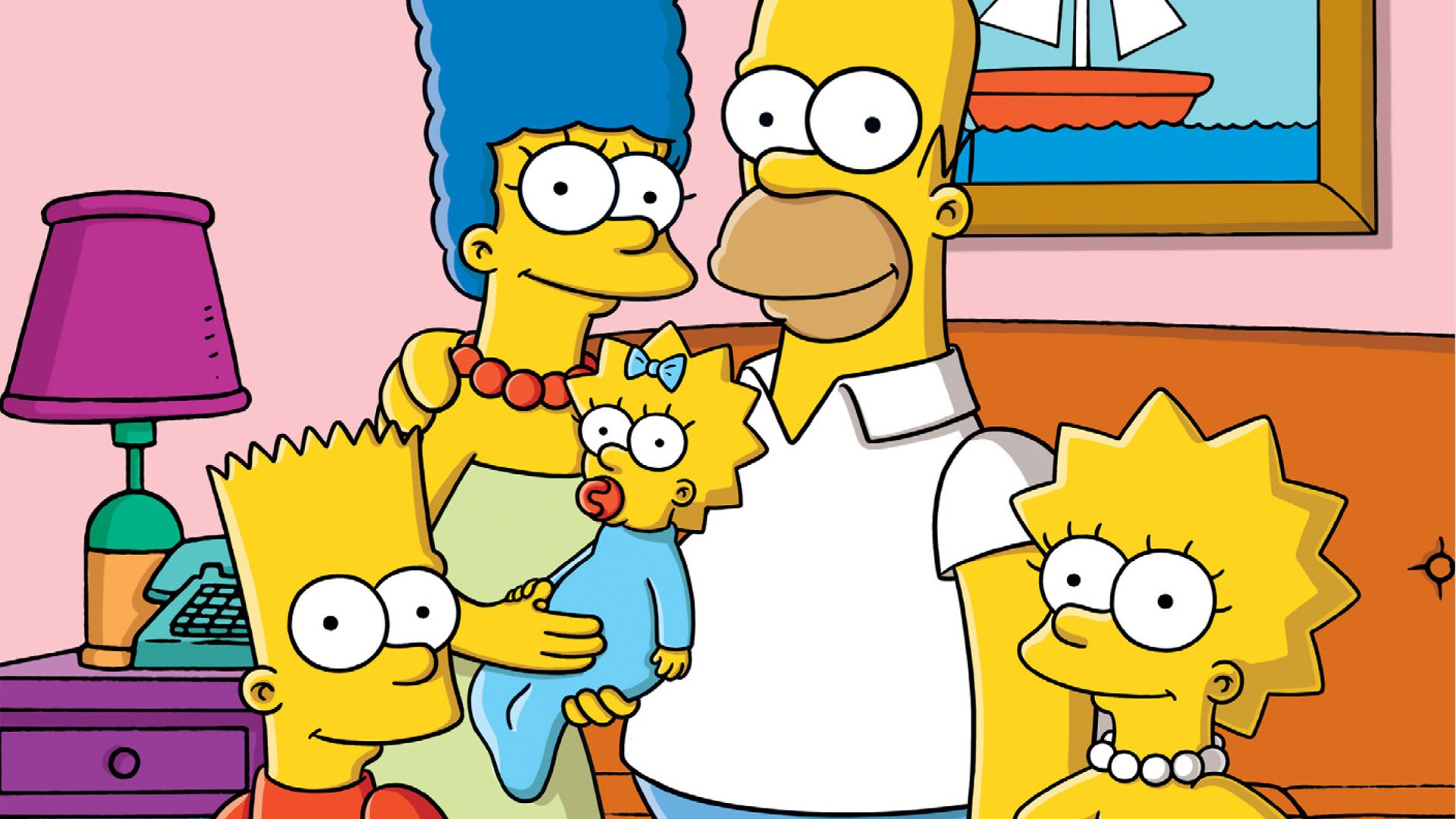 Simpsons Family - HD Wallpaper 