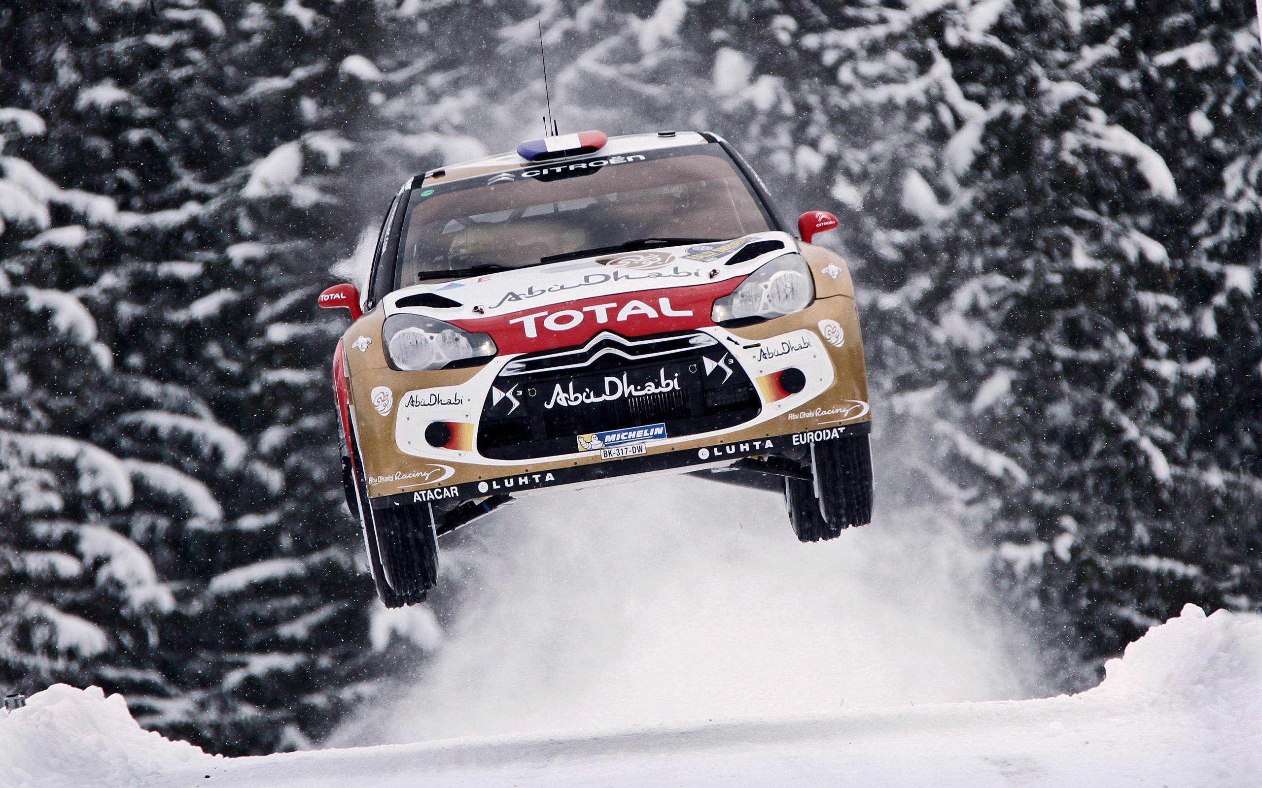 Citroen Ds3 Wrc Jump - HD Wallpaper 