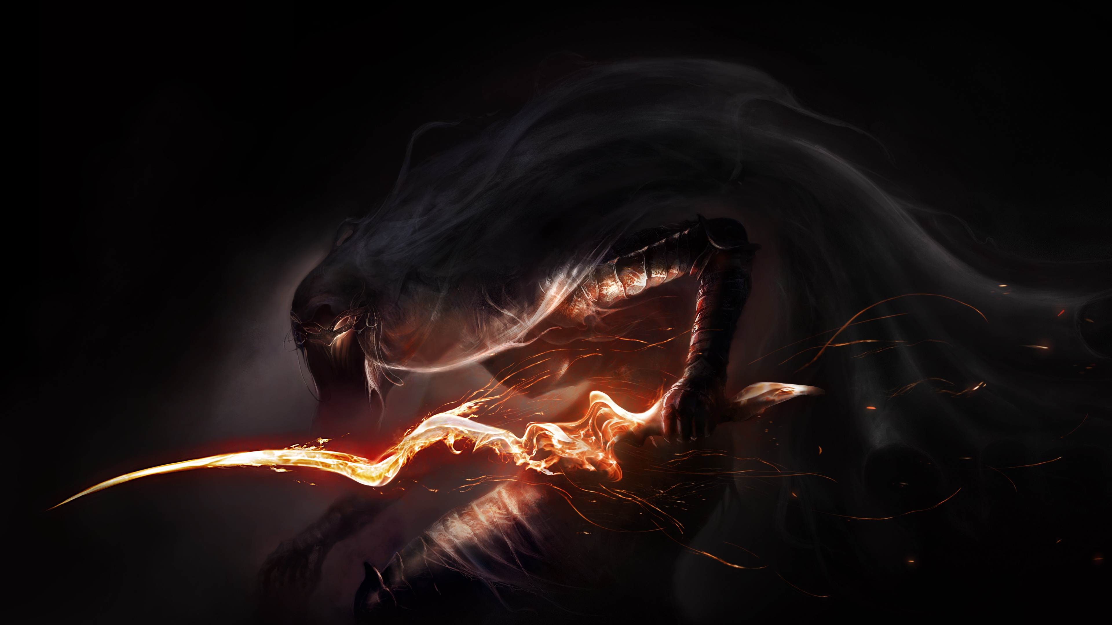 Dark Souls Iii Monster Concept - Dark Souls 3 Bailarina Del Valle Boreal - HD Wallpaper 