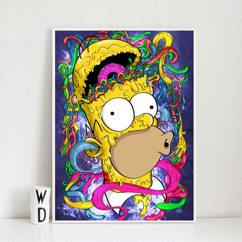 Homer Simpson Modern Art - HD Wallpaper 