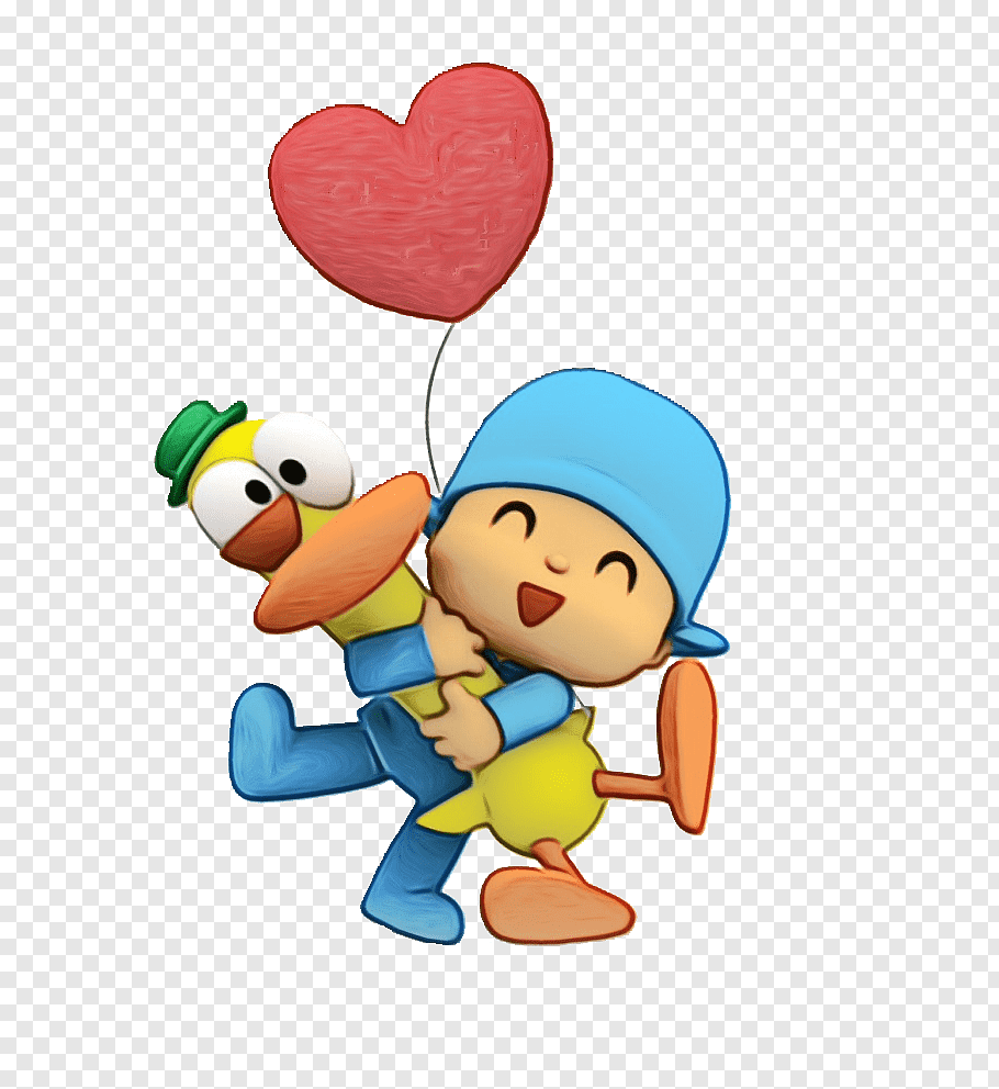 Happy Heart, Drawing, Detective Pocoyo, Television, - Pocoyo Png - HD Wallpaper 