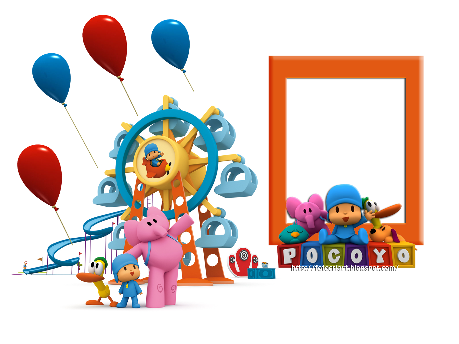 Thumb Image - Moldura Para Foto Pocoyo Png - HD Wallpaper 