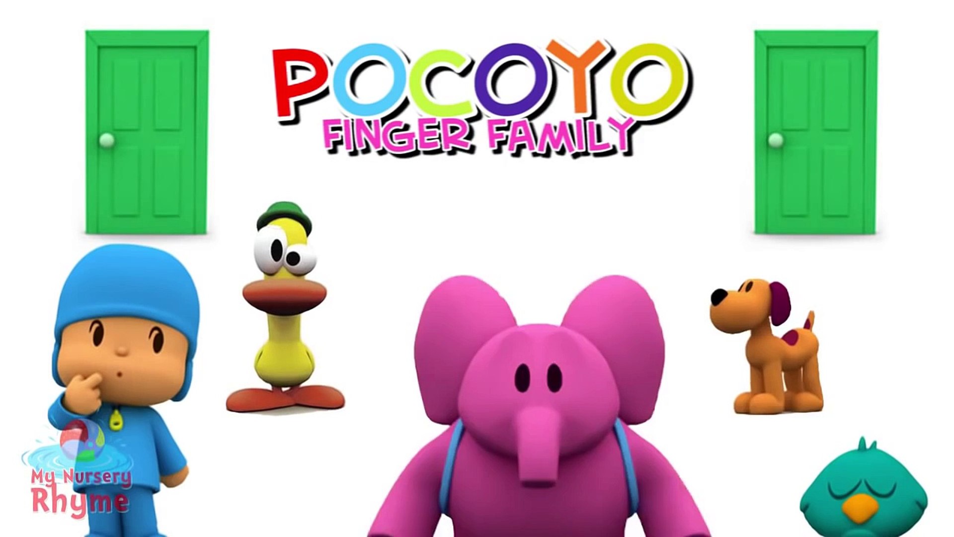 My Nursery Rhyme Pocoyo Finger Family - HD Wallpaper 