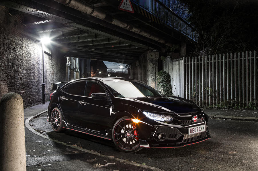 Honda Civic Type R - Black Honda Civic Type R - HD Wallpaper 