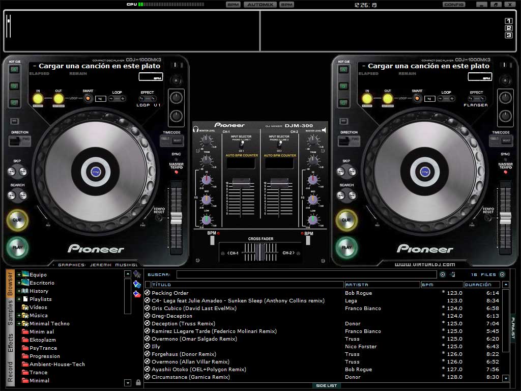 Pioneer Dj Wallpapers Hd Tiesto Wallpapers Deck Background - Virtual Dj Skins - HD Wallpaper 