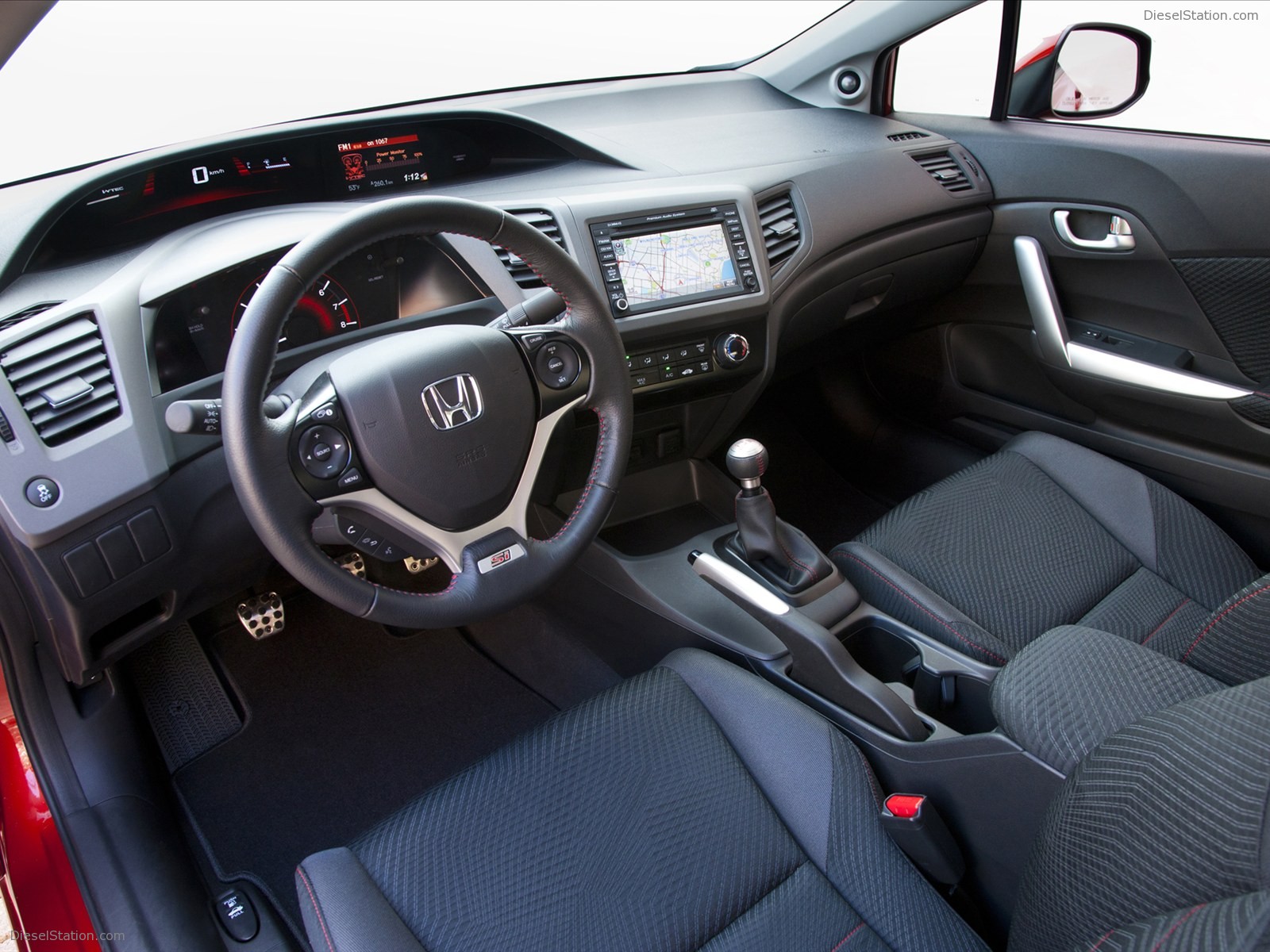 Honda Civic Si Coupe - 2012 Honda Civic Si Coupe Interior - HD Wallpaper 