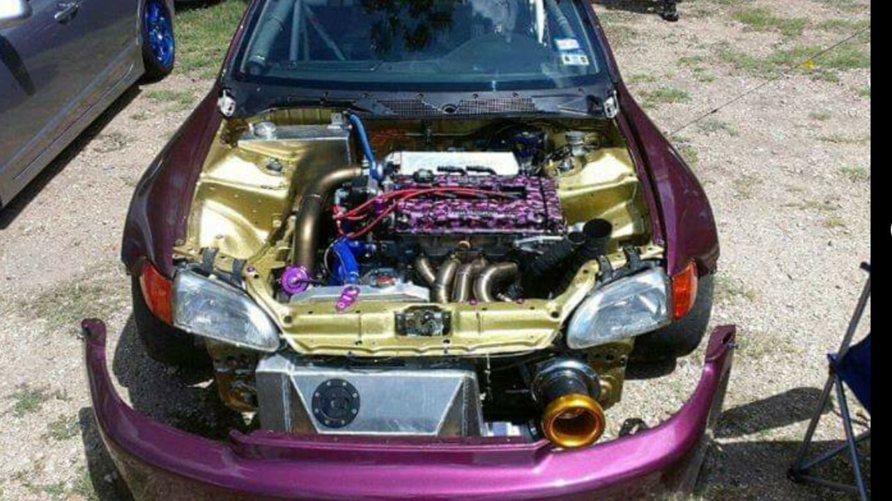 1993 Purple Honda Civic Si Picture, Mods, Upgrades - Hot Hatch - HD Wallpaper 