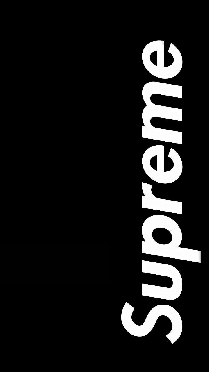 Supreme Wallpaper Ios Black - HD Wallpaper 
