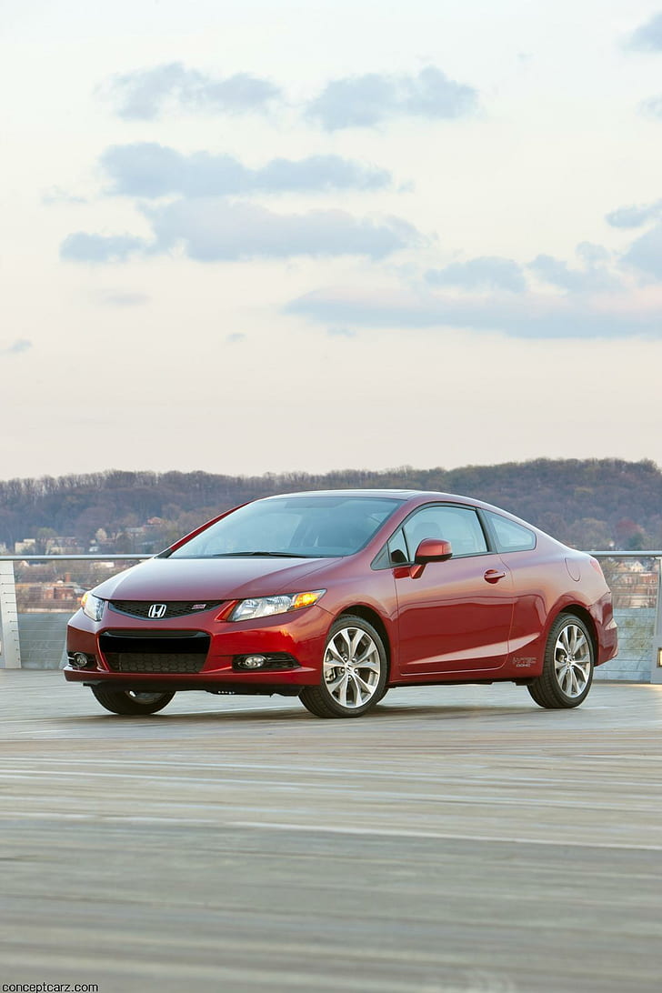 Honda Forza Civic Si, 2012 Honda Civic Si Coupe, Car, - Honda Civic 2012 Vs Hyundai Elantra 2012 - HD Wallpaper 