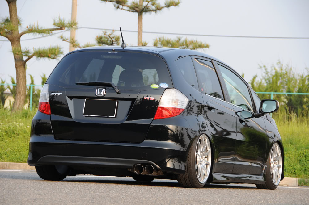 Dumped 
views - Lowered 2008 Honda Fit - HD Wallpaper 