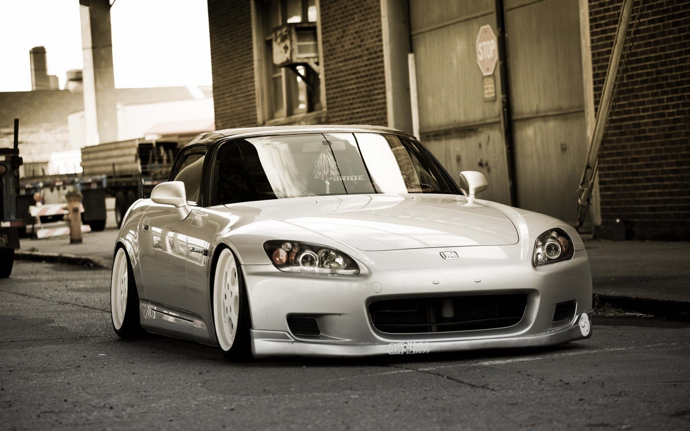 Honda S2000, Front View, Silver, Sport, Cars - Honda S2000 Tuning - HD Wallpaper 