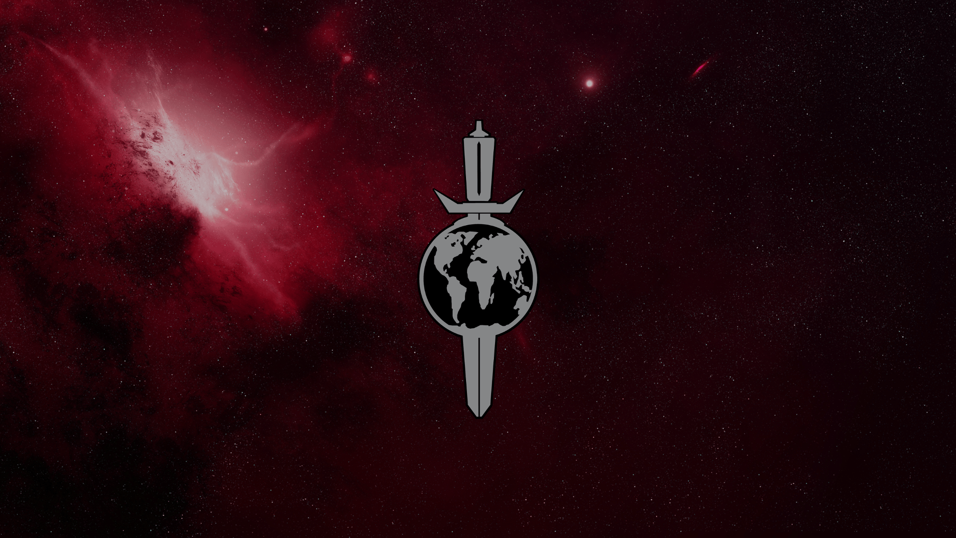 Terran Empire Logo In A Nebula - Star Trek Terran Empire - HD Wallpaper 