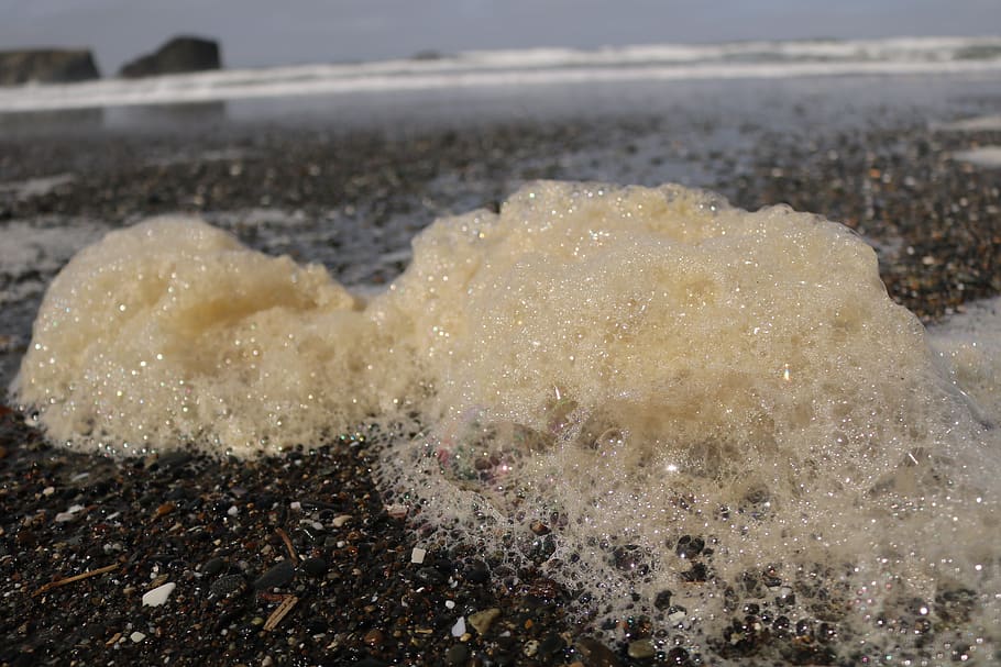 Foam, Food, Cooking Batter, Puddle, Boiling, Pot, Mold, - Sand - HD Wallpaper 