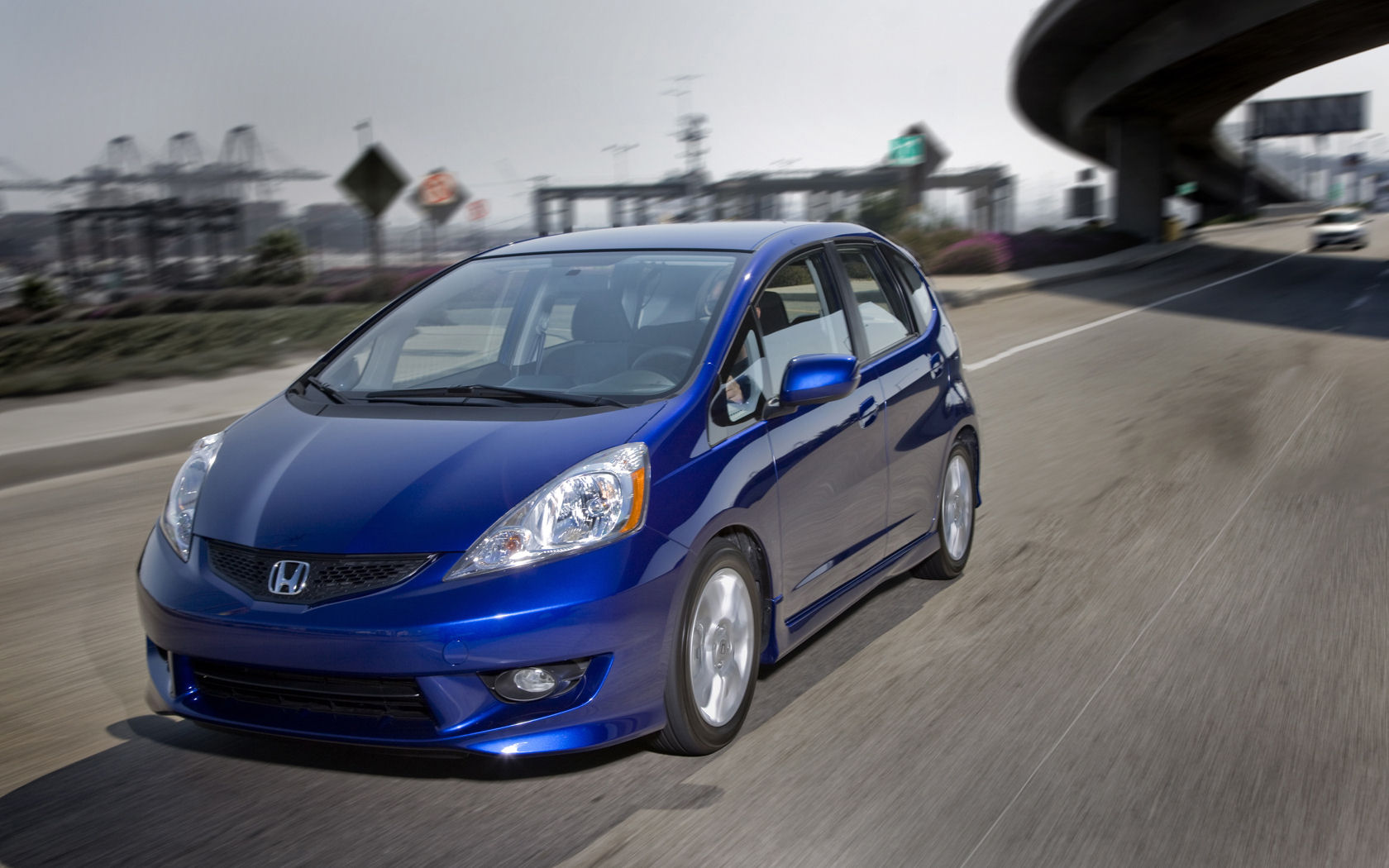 Honda Fit Wallpaper Hd - 2011 Honda Fit Sport Blue - HD Wallpaper 