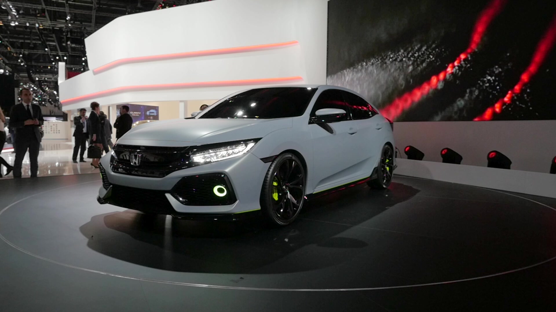 Honda Civic Hatchback Prototype - 2019 Honda Civic Turbo - HD Wallpaper 