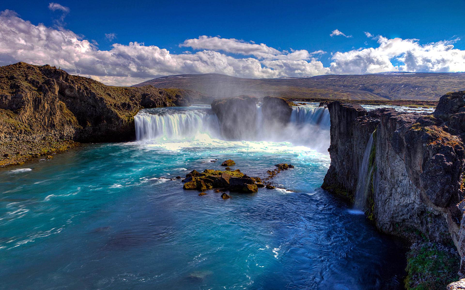 Godafoss - HD Wallpaper 