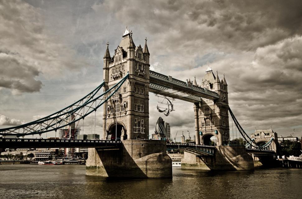 Retro Grade Tower Bridge Wallpaper,bridge Hd Wallpaper,canon - Tower Bridge - HD Wallpaper 