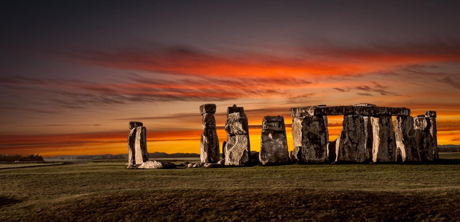 Stonehenge England Sunset - HD Wallpaper 