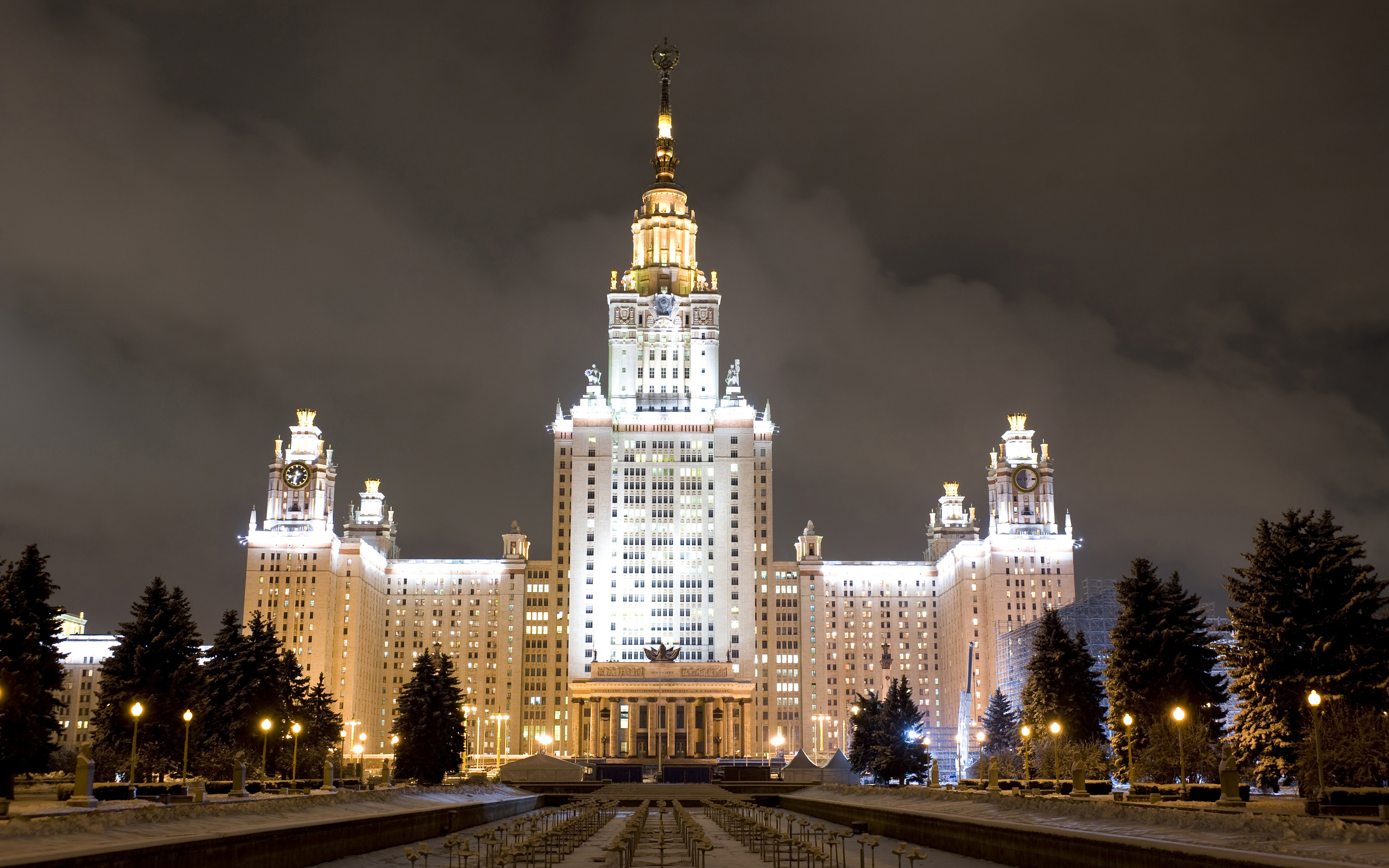 Moscow State University - HD Wallpaper 