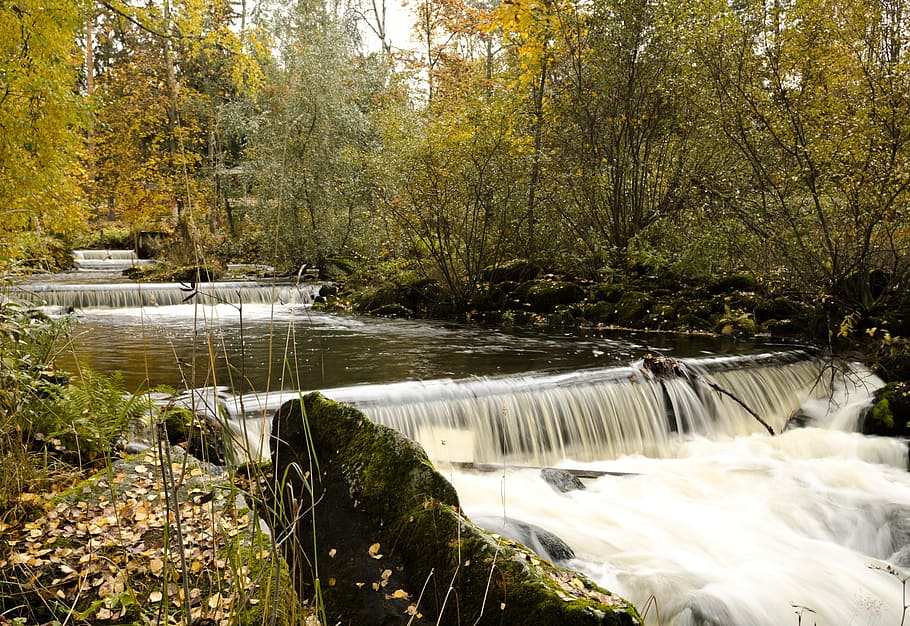 Enonkoski, Finnish, Finland, Flowing Water, Rapids, - Tributary - HD Wallpaper 
