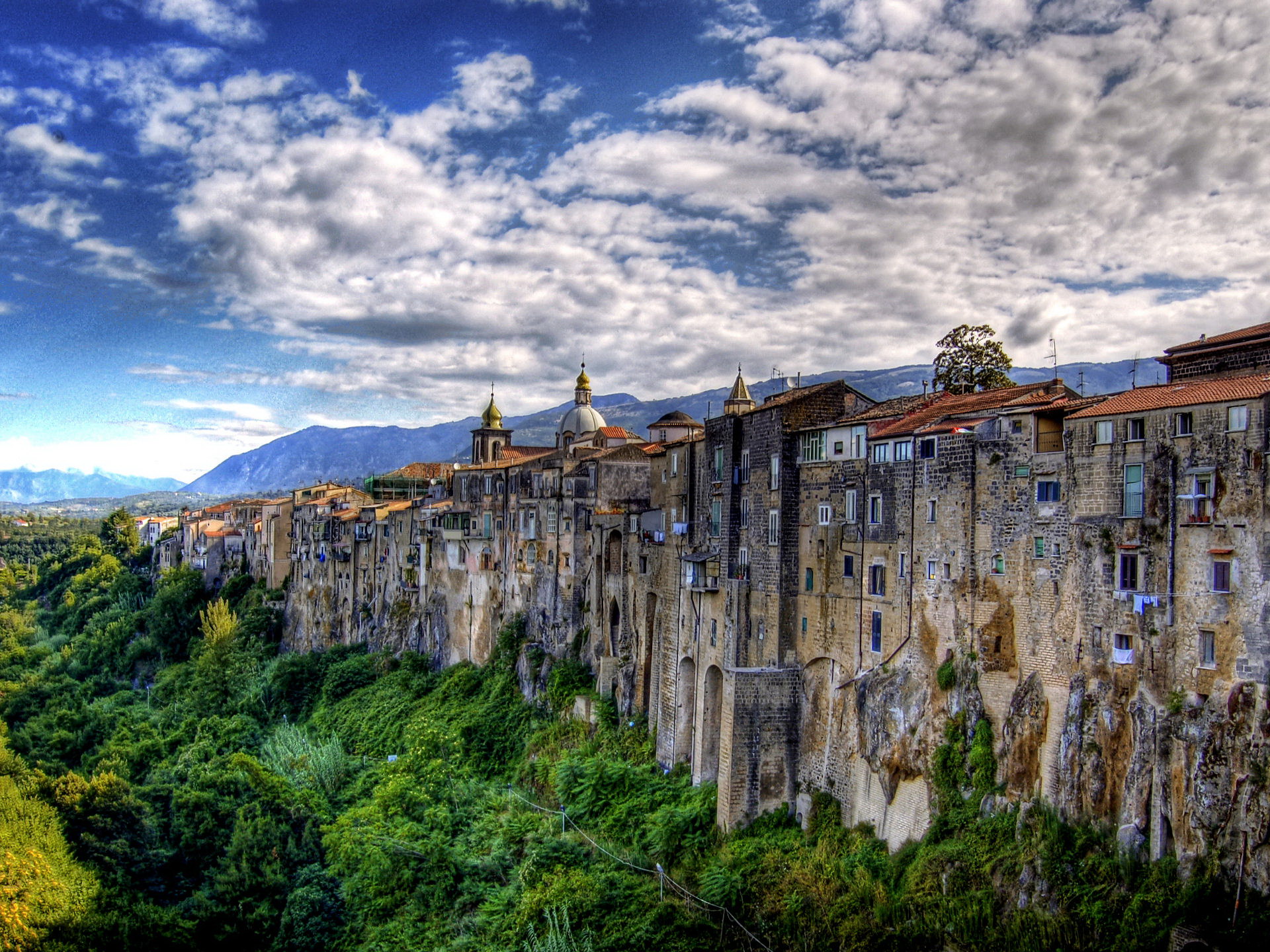Desktop Wallpapers Free Fortifications Of Sant Agata - Сант Агата Де Готи - HD Wallpaper 