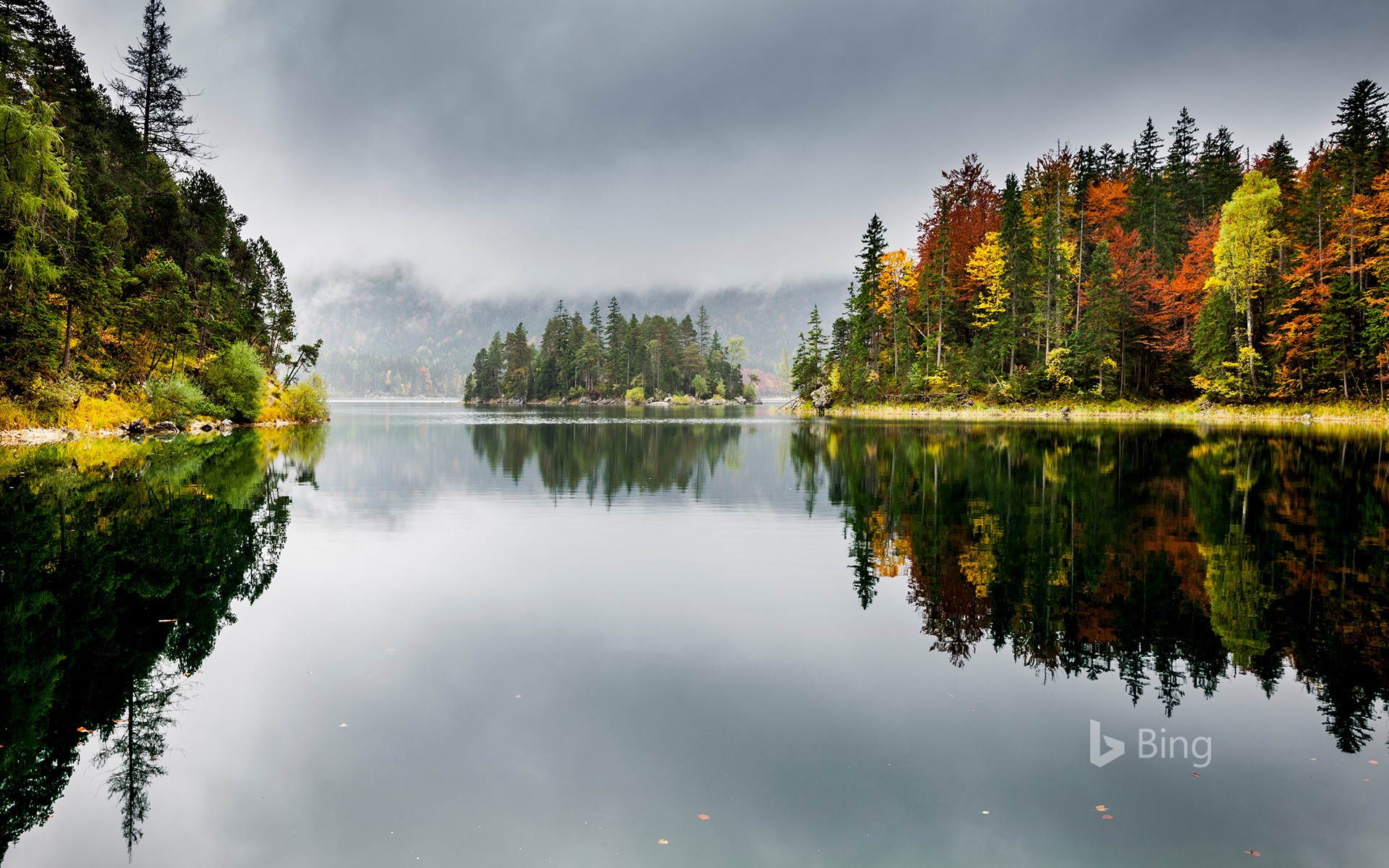 Eibsee Alemania - HD Wallpaper 