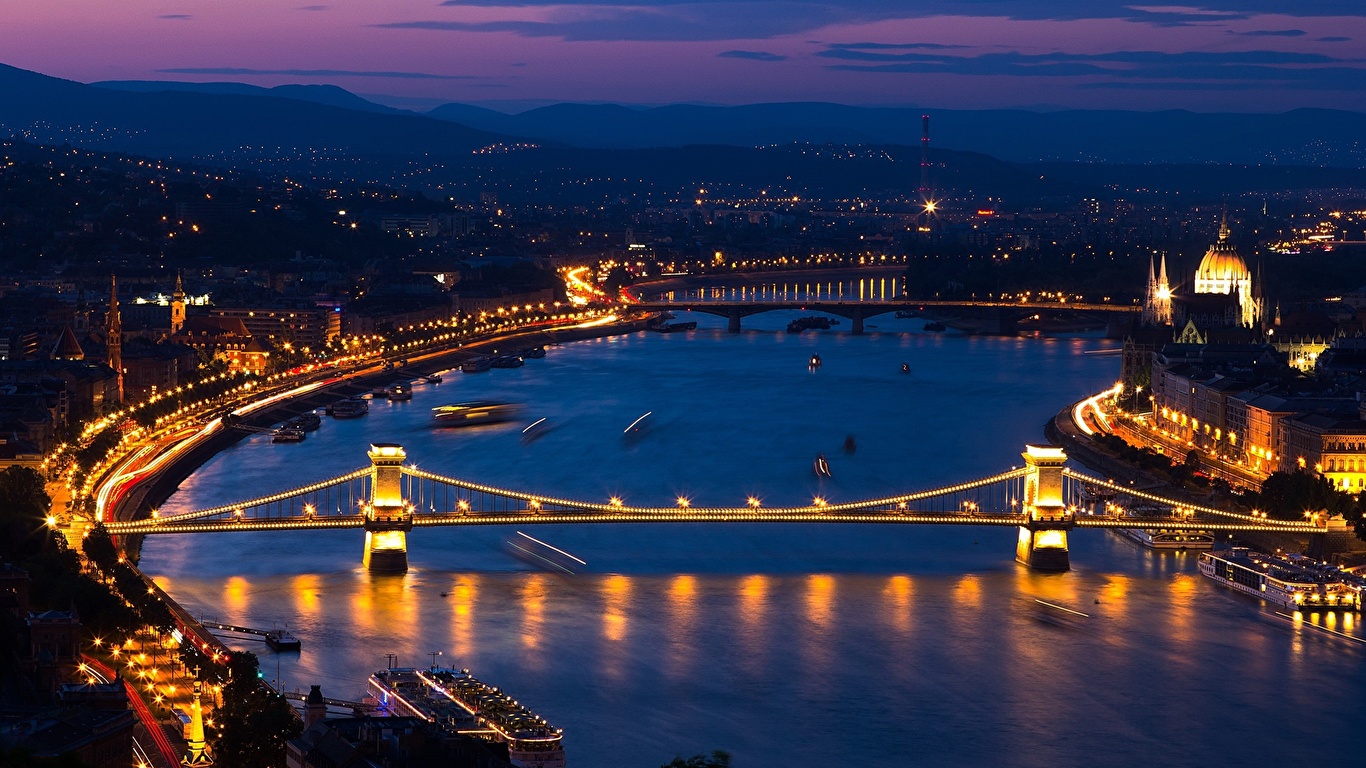 Chain Bridge Budapest - HD Wallpaper 